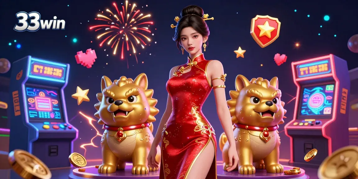Engage with thrilling gameplay at 33win, featuring vibrant casino scenes and exciting gaming elements.