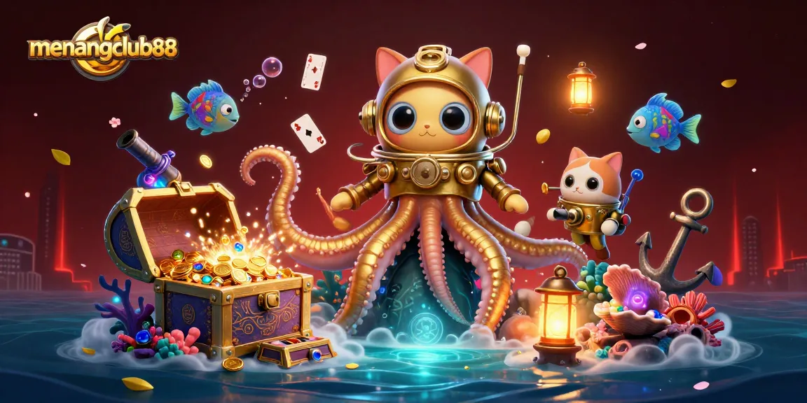 Join the fun and celebrate victories at menangclub88 with a vibrant underwater adventure