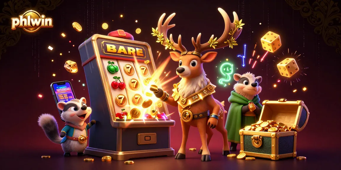 Experience thrilling gaming at phlwin with vibrant slot visuals and engaging characters in a 3D casino scene.