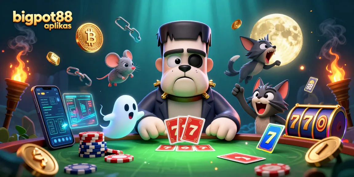 Play and win with bigpot88 aplikas at an exciting crypto-themed casino scene.