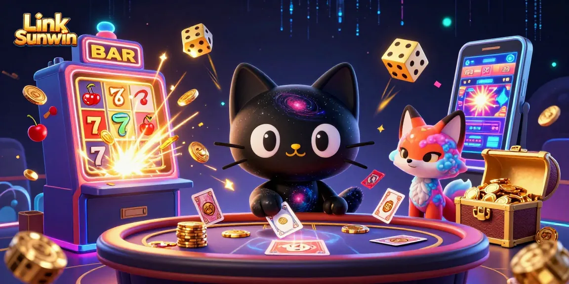 Spin to win at the Link Sunwin casino with vibrant games, cosmic charm, and jackpots.
