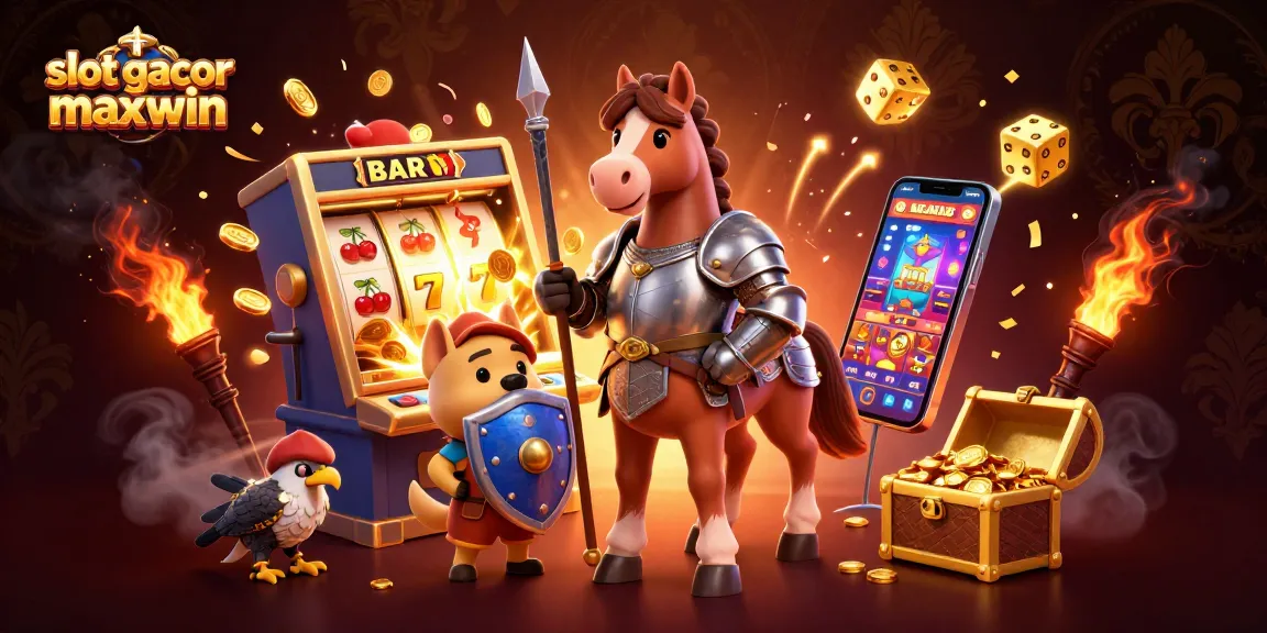 Menangkan slot gacor maxwin dengan mesin slot berkilauan dan simbol keberuntungan menarik.