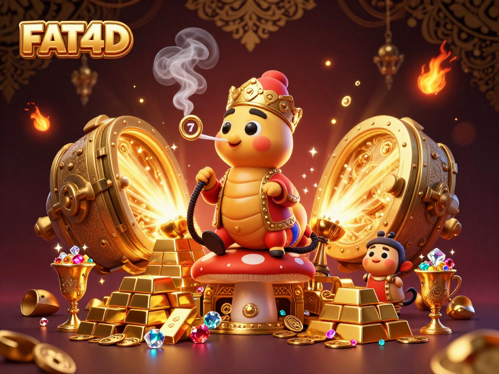 Experience FAT4D's gaming magic with golden thrills and dazzling treasures from slots.