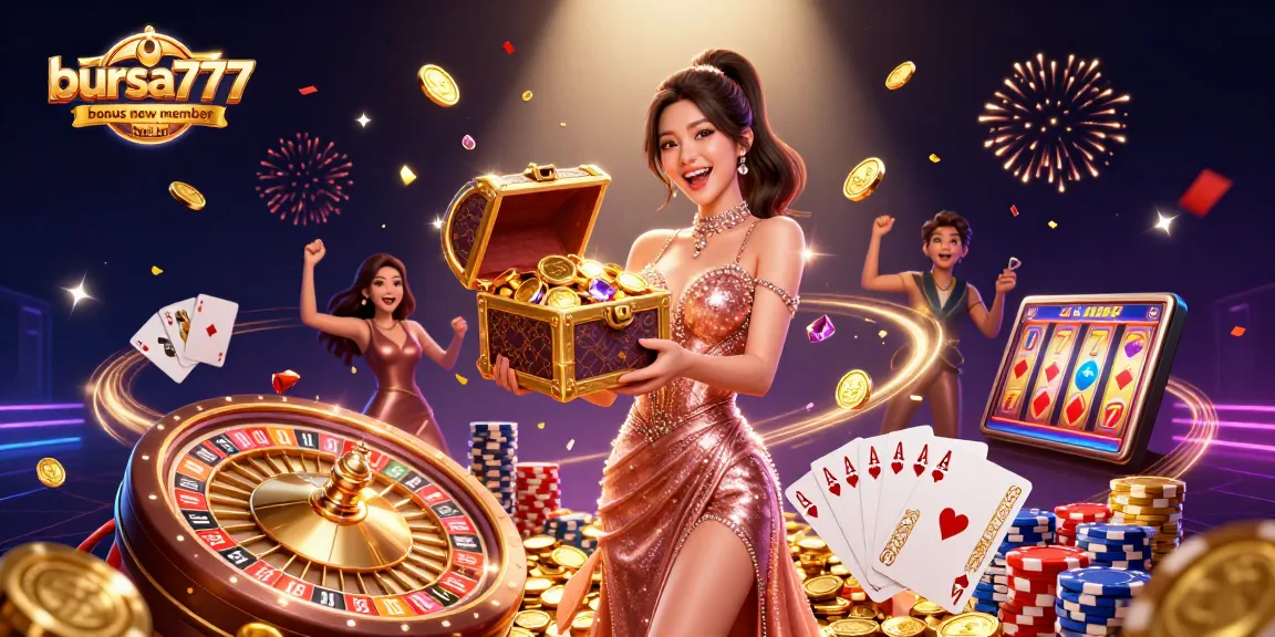 Experience winning with bursa777 bonus new member hari ini while enjoying exciting casino treasures.