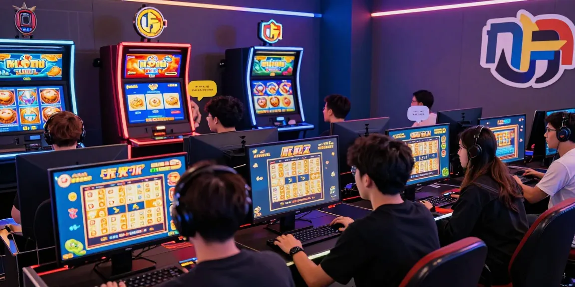 Exciting online gaming experience at ngamenjitu with players engaging in vibrant lottery and slot games.