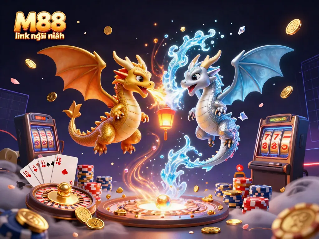 M88 link mới nhất và những biểu tượng cá cược ấn tượng đầy màu sắc.