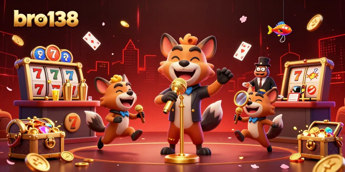 Engage in thrilling action at the bro138 casino with hyenas serving drinks and entertainment.
