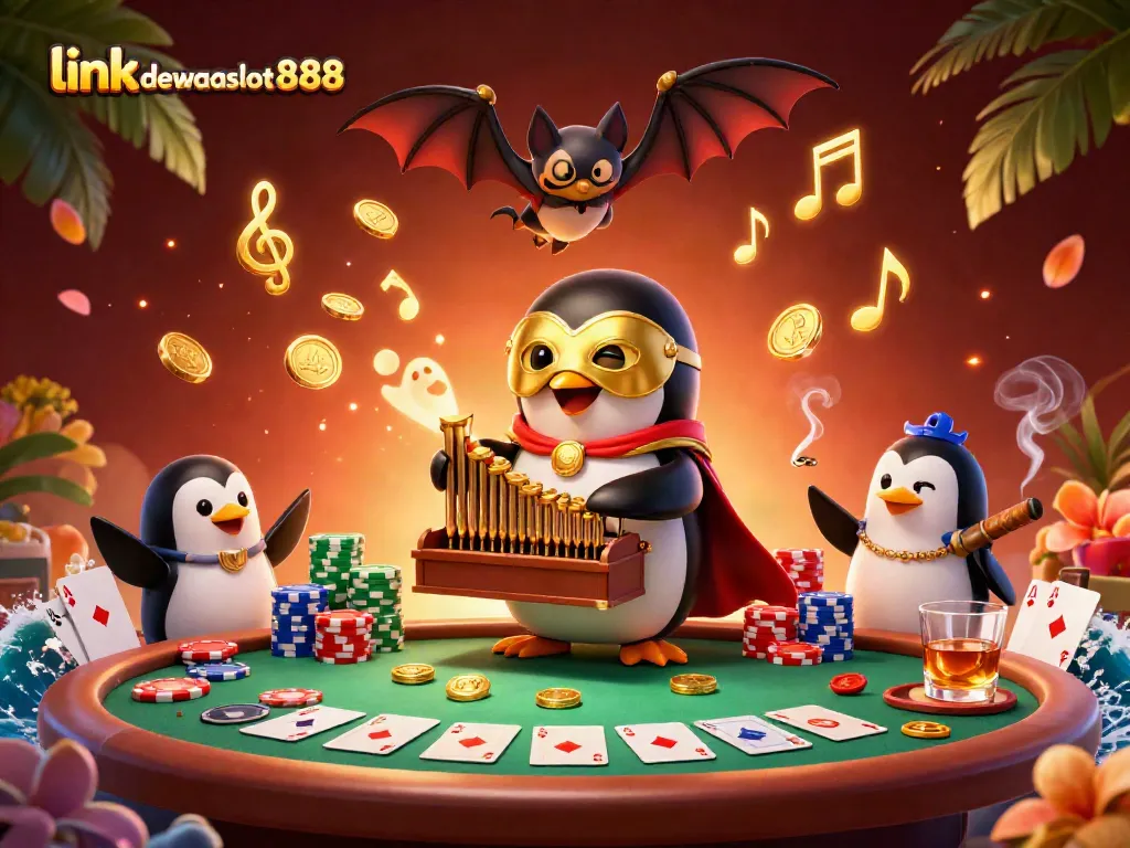 Menangkap momen bermain kartu di DEWATASLOT888 dengan perlengkapan poker. link dewataslot888