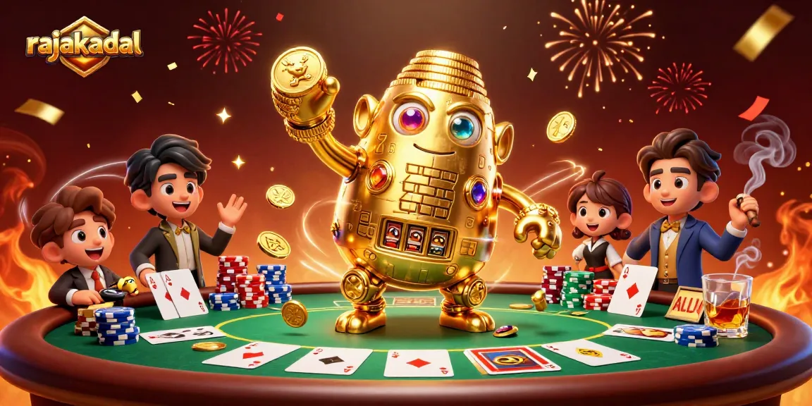 Menangkan permainan di rajakadal dengan golem emas yang hidup dan poker yang seru.