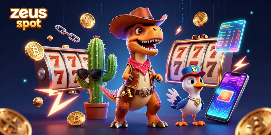 Spin the zeus slot reels with dynamic characters and vibrant crypto elements.
