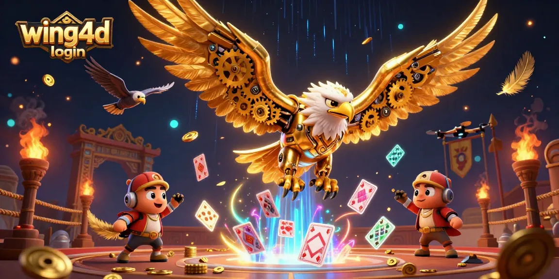 Experience the thrilling wing4d login gateway, where cybernetic eagles soar amongst holographic cards.