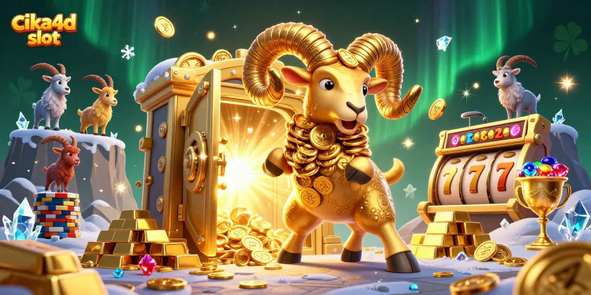 Experience thrilling gameplay with cika4d slot at this vibrant casino-themed illustration.