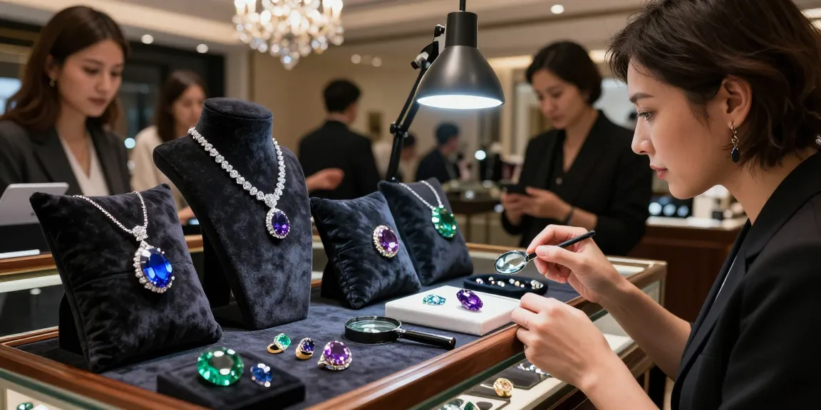 Premium gemstones on display at https://www.mygemspot.com boutique showcasing expert gemology and luxury shopping experience.
