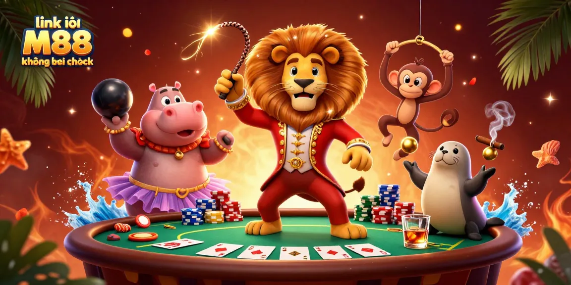 Chơi game tại M88 không bị chặn với nhiều yếu tố hấp dẫn từ casino và các nhân vật độc đáo.