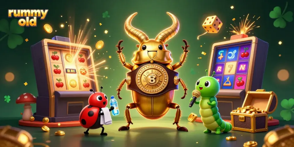 Engage with rummy old through vibrant digital gameplay featuring unique cartoon characters and dynamic casino elements.