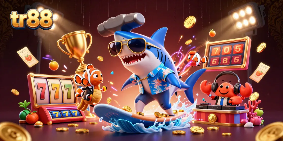 Engage in exciting tr88 casino action with vibrant characters and thrilling gaming elements.