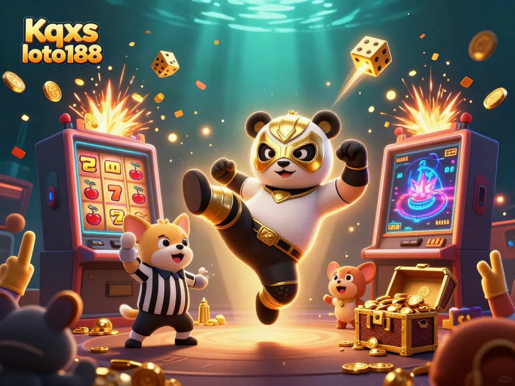 Experience the excitement of Kqxs loto188 with dynamic characters and a thrilling casino atmosphere.