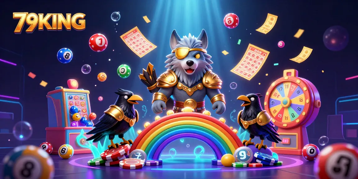Bet big with 79KING's exciting lottery scene featuring colorful balls and vibrant prizes.