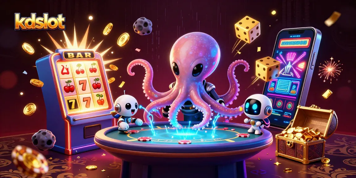 Engage with kdslot's exclusive online gaming experience featuring dynamic slot elements and vibrant characters.