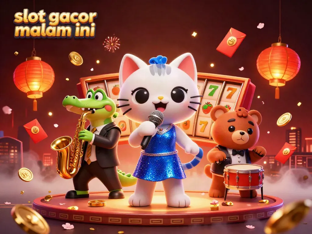 Menangkan slot gacor malam ini di kasino dengan karakter lucu dan elemen keberuntungan.