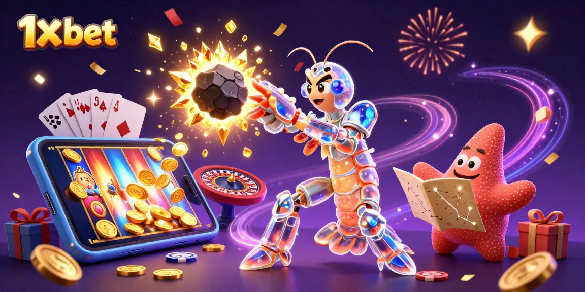Join the action and win big with 1x bet's thrilling 3D slot games and casino fun!