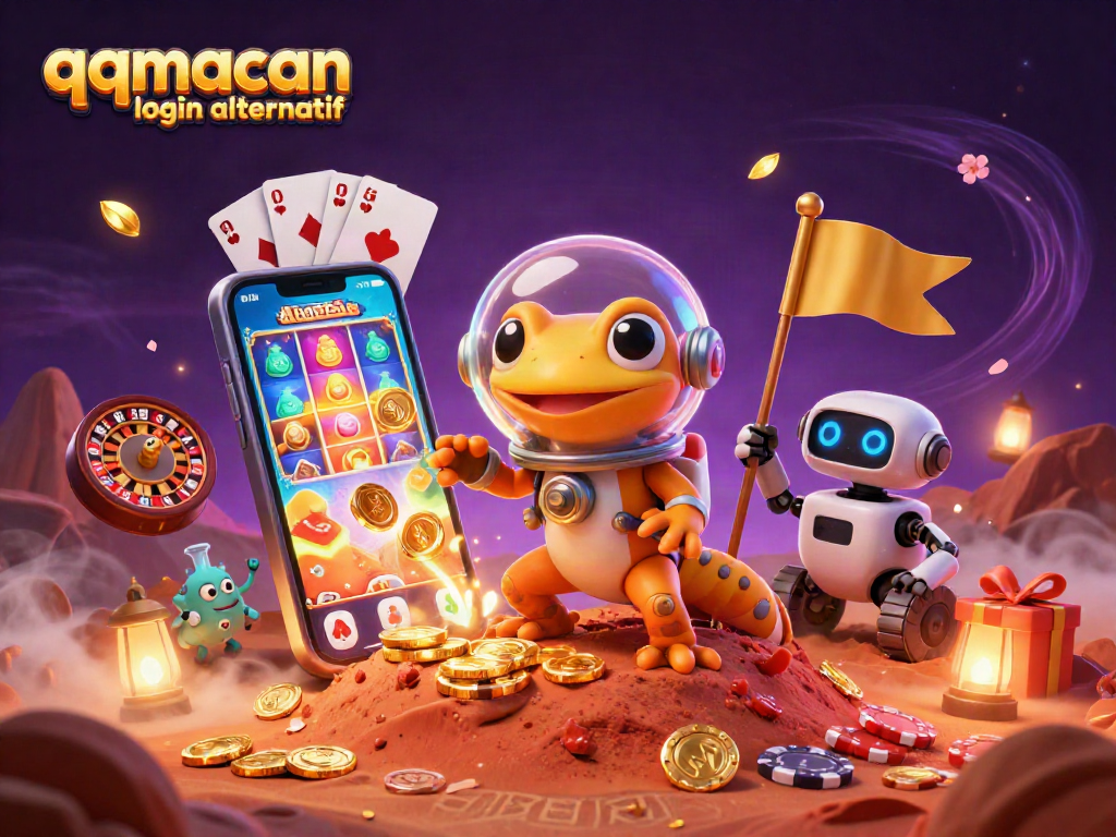 Memainkan slot dengan qqmacan login alternatif dan menikmati keseruan permainan kasino.