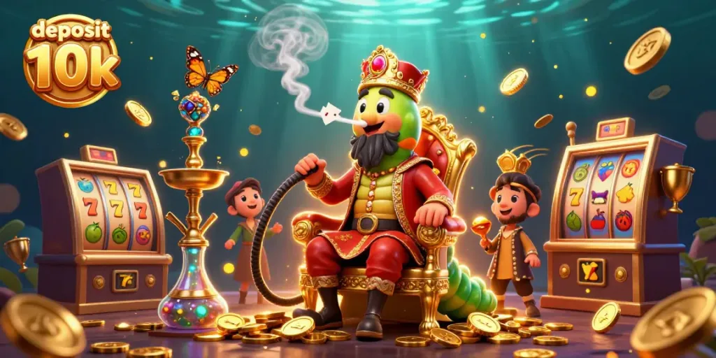 Pengalaman bermain dengan deposit 10k dan simbol keberuntungan, ilustrasi slot yang menarik.