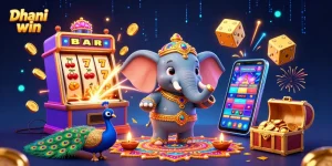 Dive into Dhani win and experience thrilling jackpots with colorful 3D visuals and lively gaming elements.